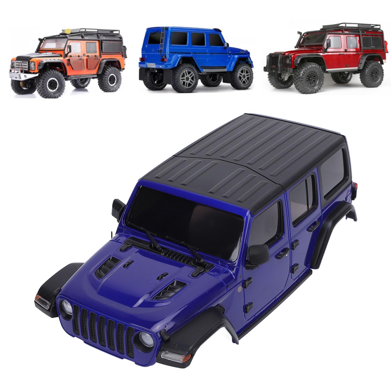 Karoseria RC, Twarda Skorupa Samochodu RC z Tworzywa Sztucznego, Specjalnie Zaprojektowana Dostosuj Swój Samochód RC za pomocą Stylu dla Axial SCX24 (BLUE)
