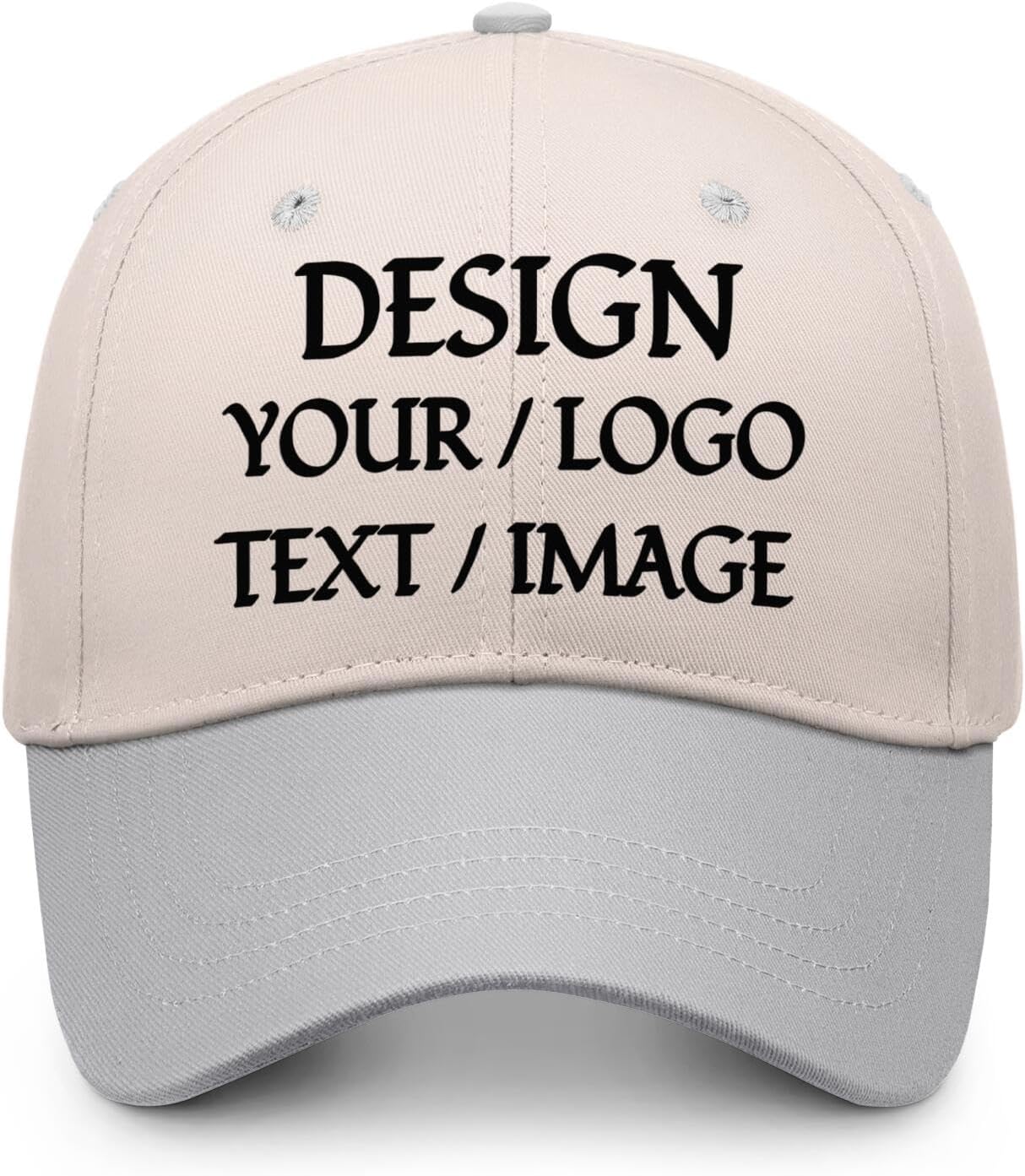Custom Breathable Baseball Cap Printed or Embroidered