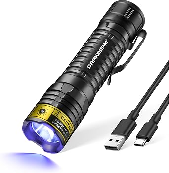 DARKBEAM Black Light, UV Light, UV Flashlight, 395 nm, LED Ultraviolet