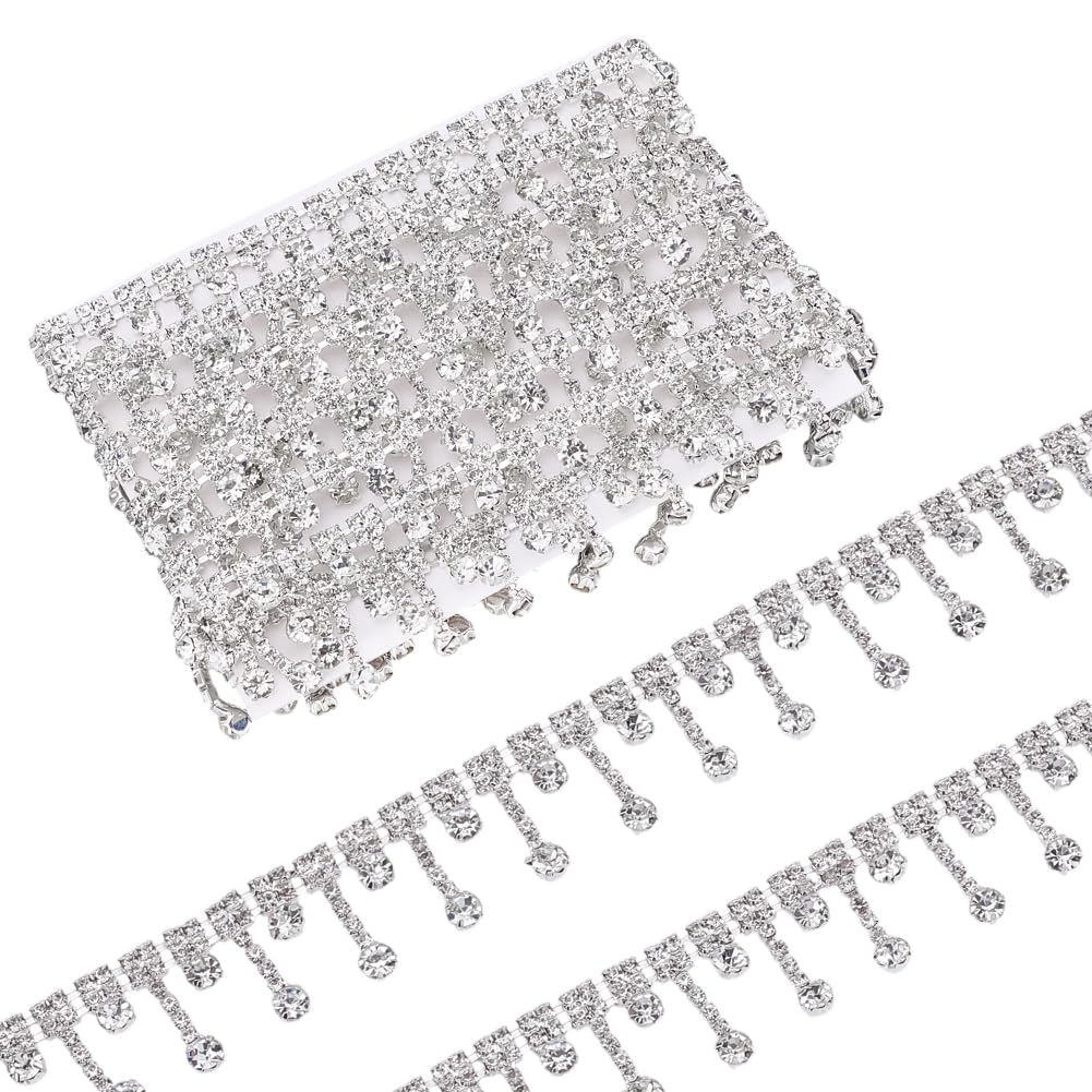 Cadenas de borlas de diamantes NBEADS de 2 yardas para vestidos
