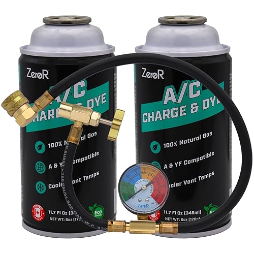 ZeroR AC Recharge Kit R134a Replacement – Eco-Friendly Refrigerant Gas