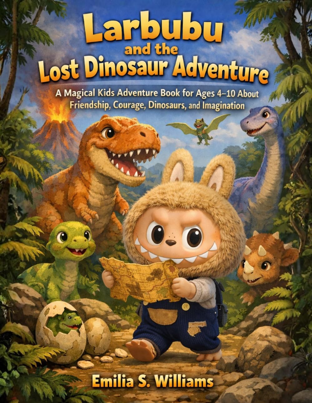 Larbubu and the Lost Dinosaur Adventure: A Magical Kids Adventure Book for Ages 4–10 About Friendship, Courage, Dinosaurs, and Imagination
