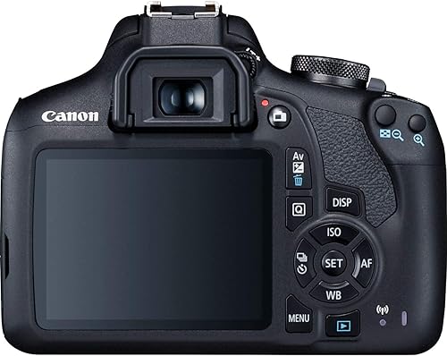 Miniatura 3 de Canon Cámara DSLR EOS 2000D (Rebel T7) con lente EF-S 0.709-2.165 in f3.5-5.6 is II + 64 GB SDXC, flash digital, batería de repuesto de vida