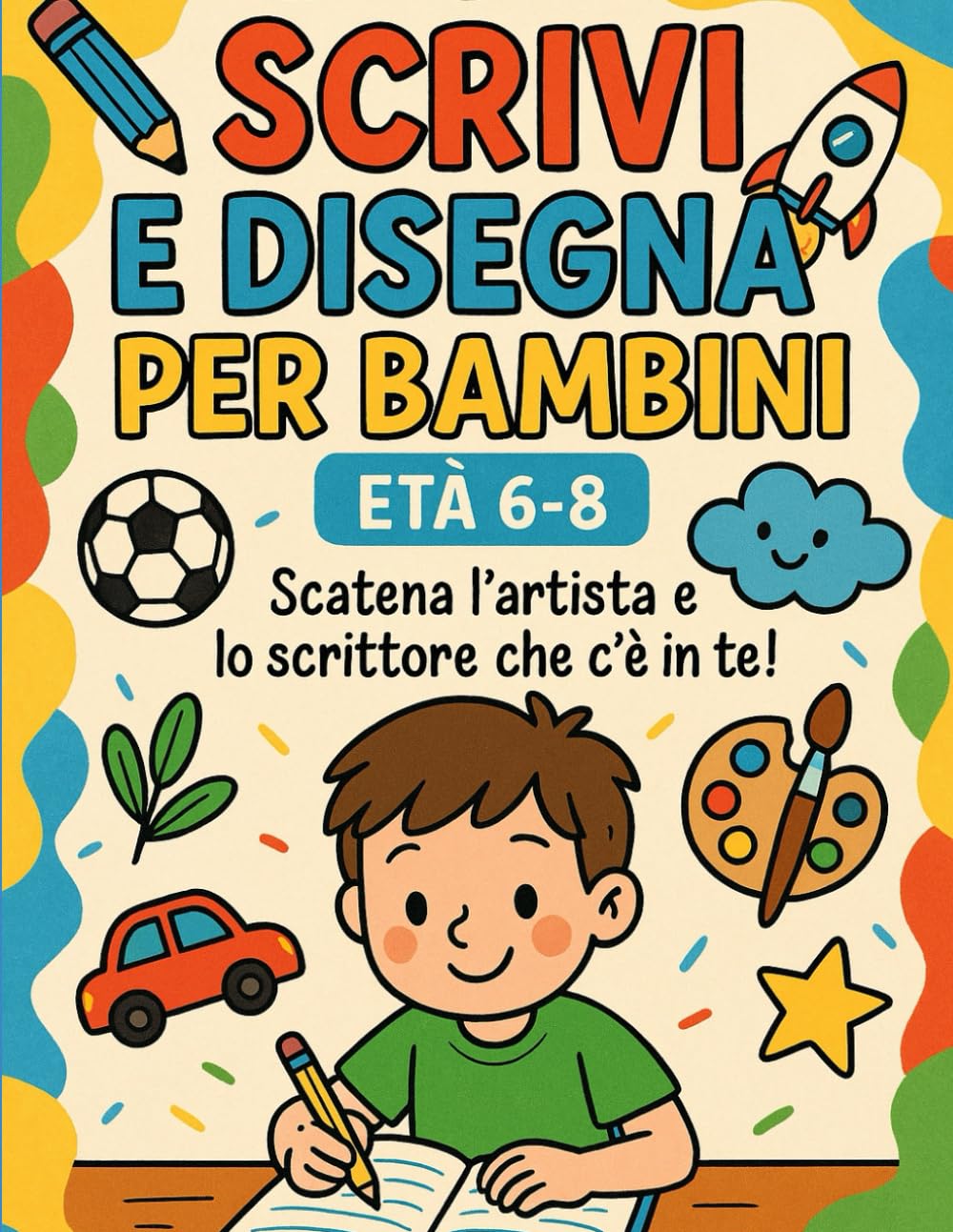 Scrivi e Disegna Per Bambini: Età 6 – 8 Scatena l’artista e lo scrittore che c’è in te!