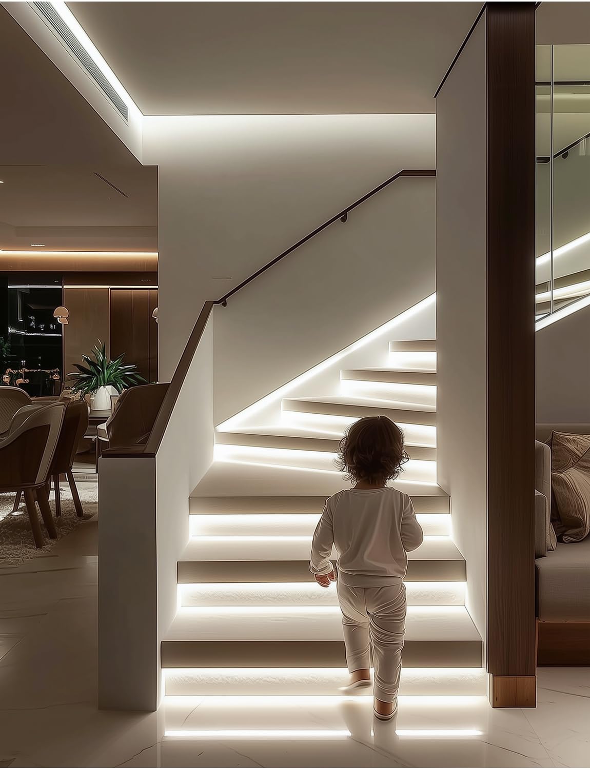 GZBtech Silikon LED Strip Light 10M, 230V 4000K Neutralweiß LED Streifen Schrankbeleuchtung, kürzbar Selbstklebend LED Lichtband für Schlafzimmer Küchen Innen Außen Deko und Kommerzielle Nutzung