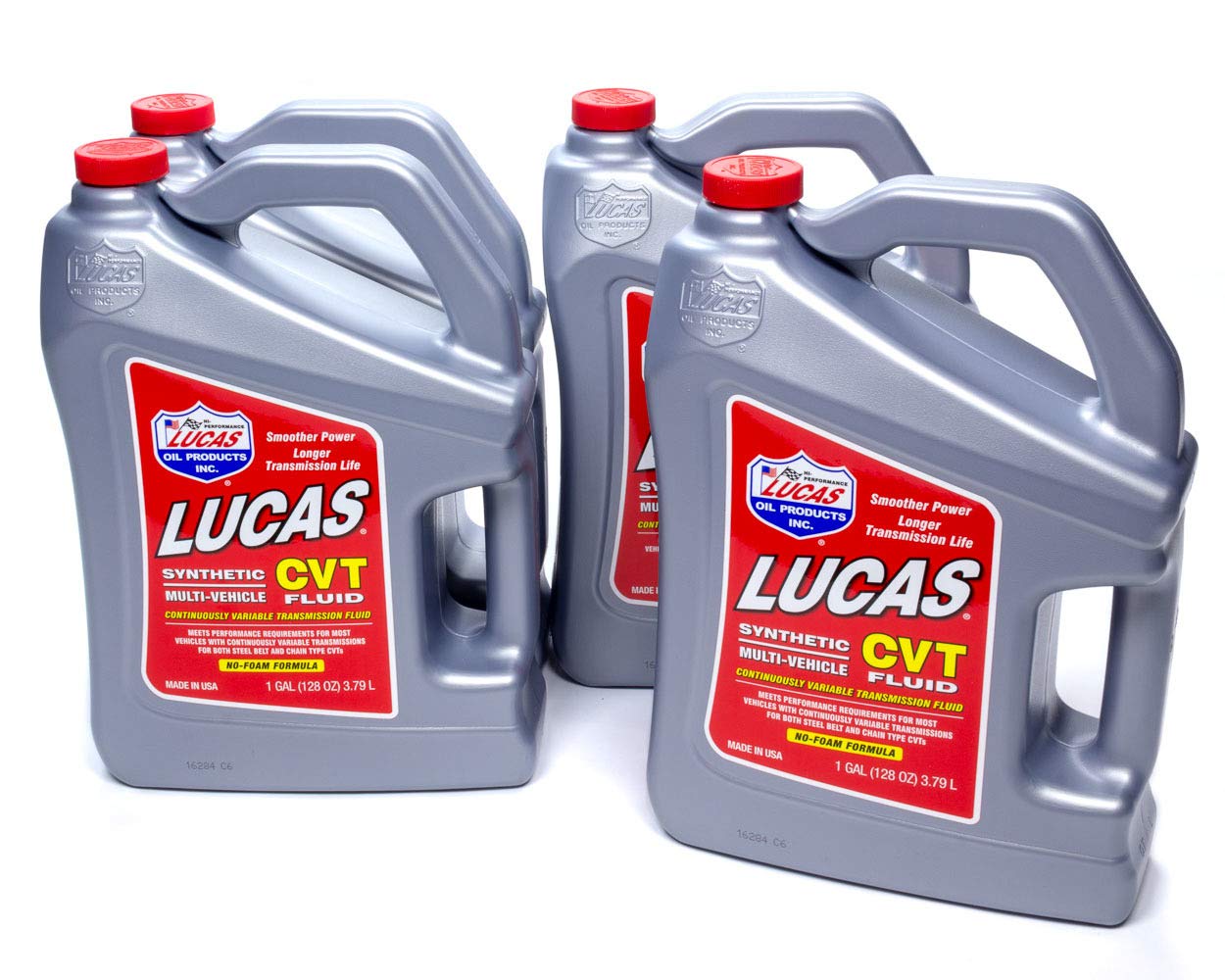 Lucas Oil 10112-4 Synthetic CVT Trans Fluid, Case 4 x 1 Gallon, 1 Pack