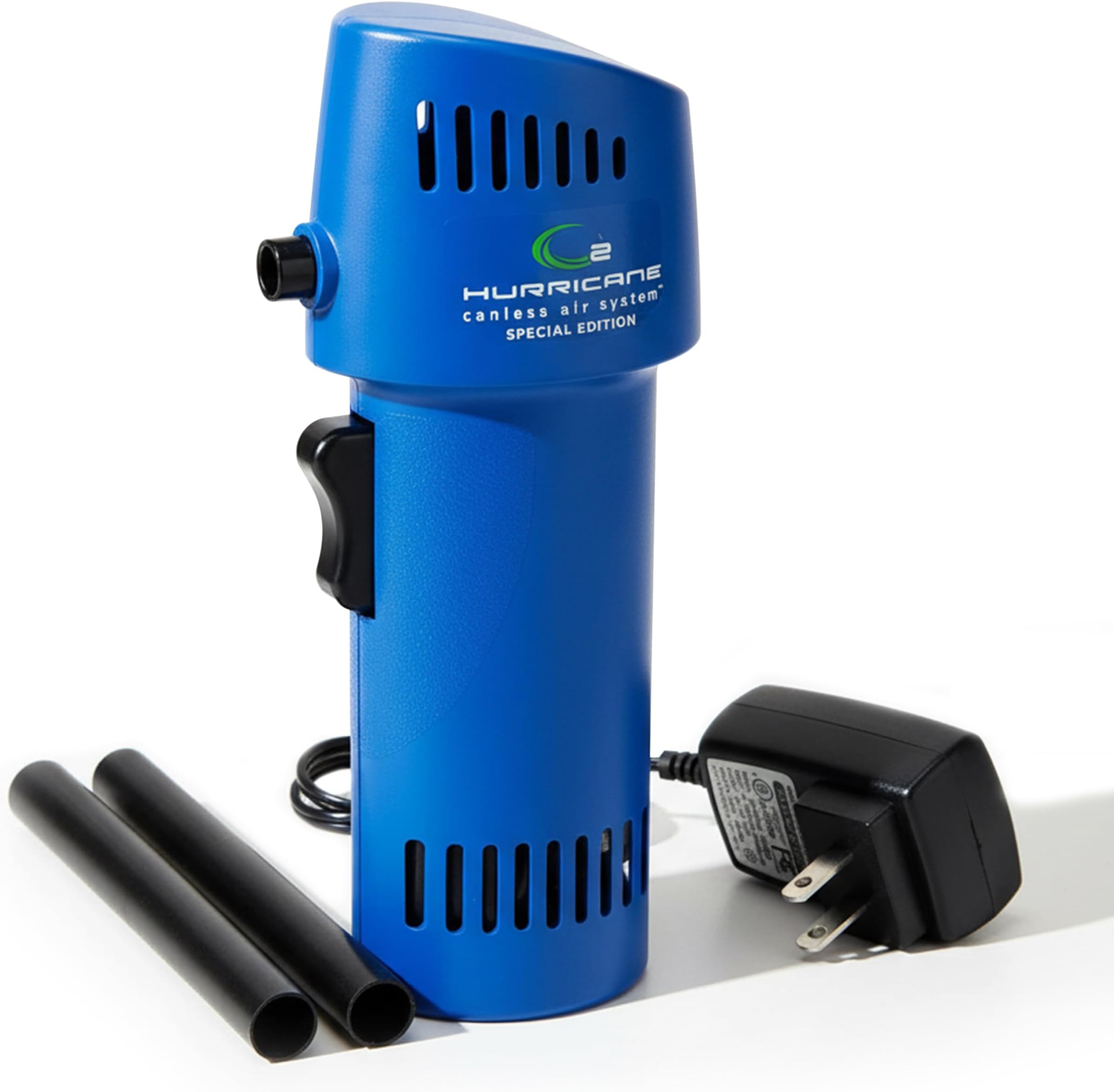 O2 Hurricane Compressed Air Duster – Powerful 200 MPH Cordless Compressed Air Cleaner, Rechargeable Mini Dust Fan Electric Blower for Computer, Keyboard, Electronics, Car Detailing Cleaning