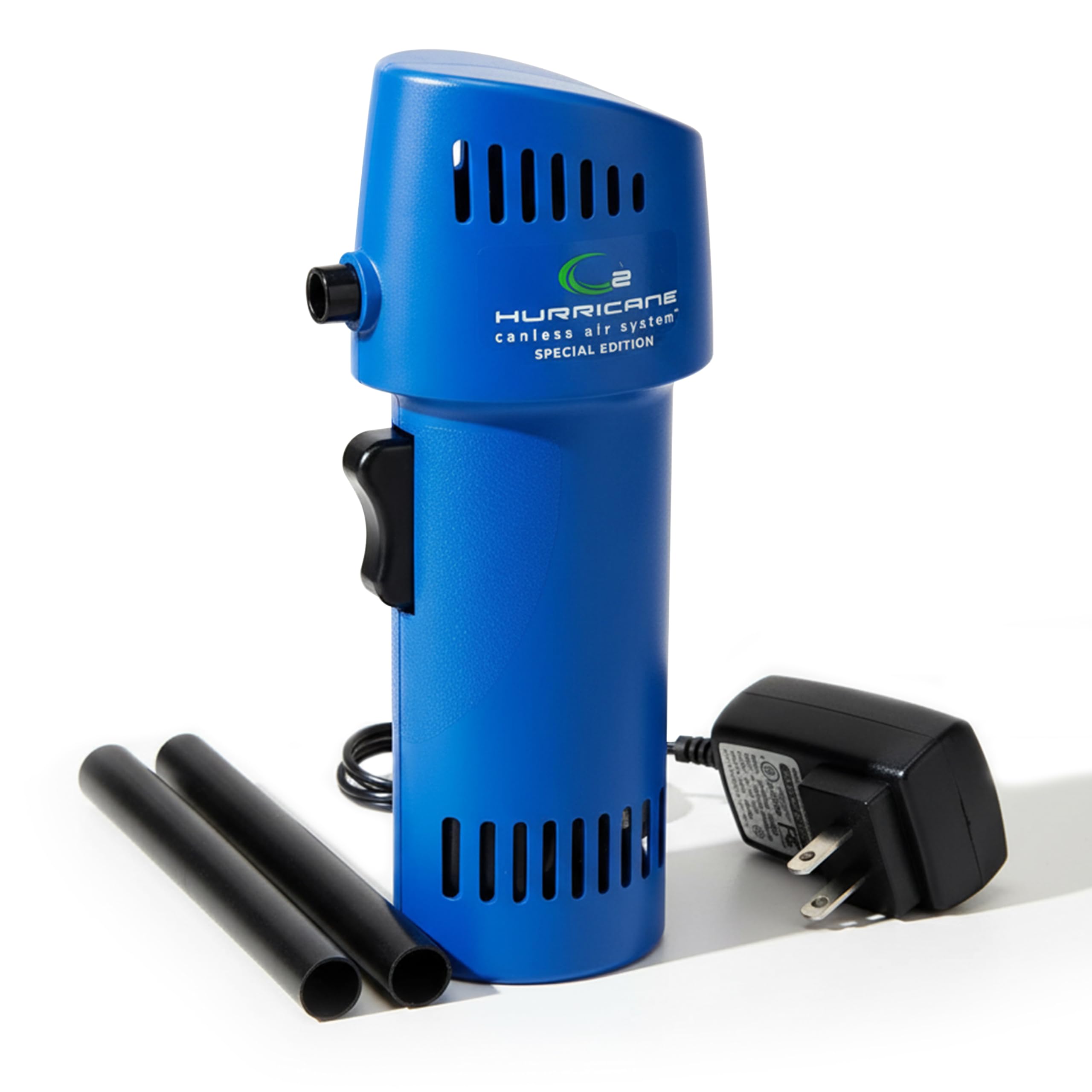 O2 Hurricane Compressed Air Duster – Powerful 200 MPH Cordless Compressed Air Cleaner, Rechargeable Mini Dust Fan Electric Blower for Computer, Keyboard, Electronics, Car Detailing Cleaning