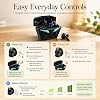 Audífonos para adultos mayores y adultos con conexión Bluetooth, cancelación de ruido, control de volumen de 5 niveles y 3 modos de ambiente, pantalla, fáciles de usar y cómodos 7