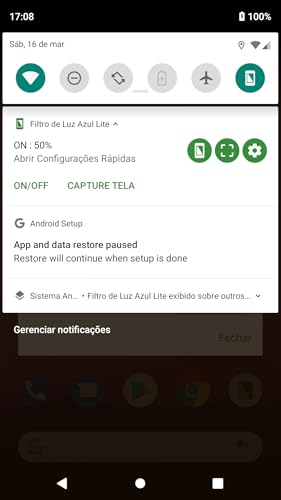 Filtro de Luz Azul Lite - Adormeça facilmente
