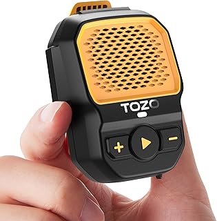 TOZO PM1 AI Smart Speaker with ChatGPT, AI Assistants Wearable Speaker for Hands-Free, 20 Hour Playtime Clip-On Wireless P...