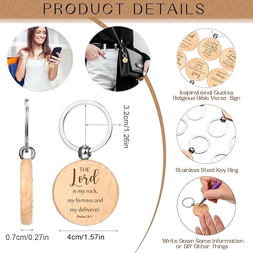 Miniatura 4 de Kisston Juego de 30 regalos cristianos a granel, bloc de notas con versículos de la Biblia, mini cuaderno inspirador, bolígrafos retráctiles de