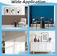 Vista 9 de Art3d Kit de Revestimiento de Tablero y Listón Prefabricado Pintable, Panel de Pared de Acento de MDF para Cocina Dormitorio Sala de Estar