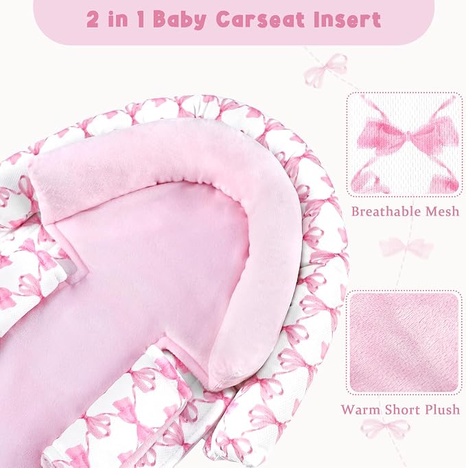 Reductor para asiento de bebé con soporte de cabeza y cuerpo miniatura 3