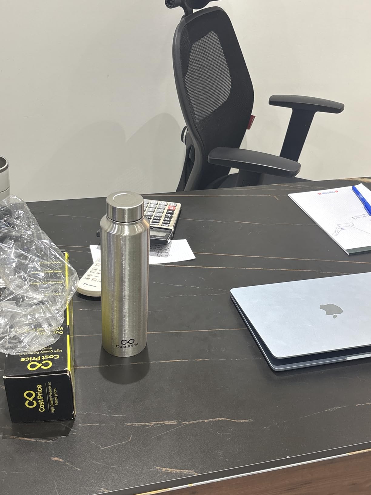 Cost Price | Stainless Steel Water Bottle 1 litre | Food grade SS - 304 ...