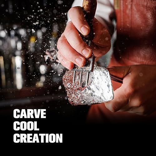 Miniatura 6 de MOSTHINK Molde de bloque de hielo extra grande de 2.5 libras, molde de cubitos de hielo para enfriadores de baño de hielo, molde de hielo grande de