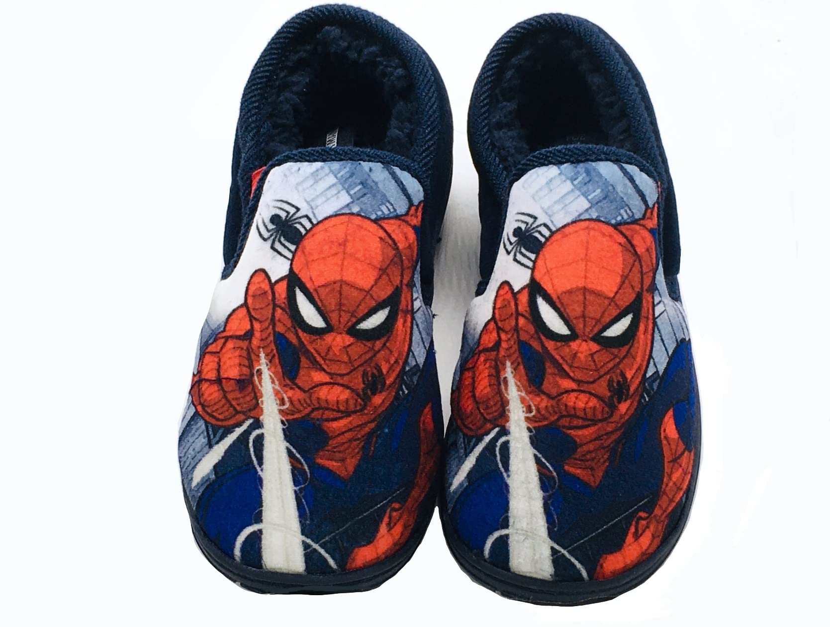 Marvel Pantofole Spiderman per Ragazzi, Blu, Taglia 26-34 EU
