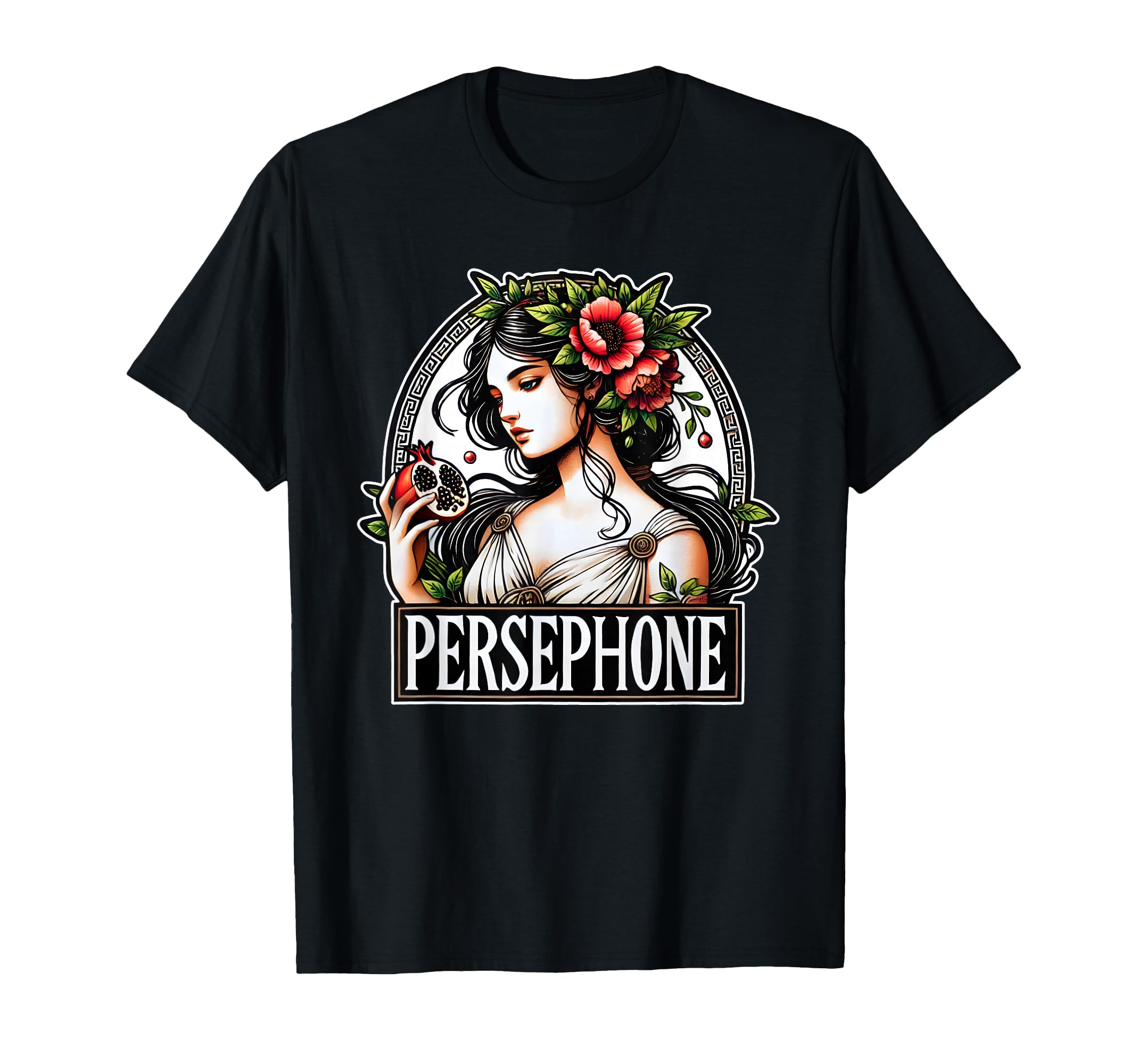 Persephone Greek Goddess Spring Ancient Greece Pomegranates T-Shirt