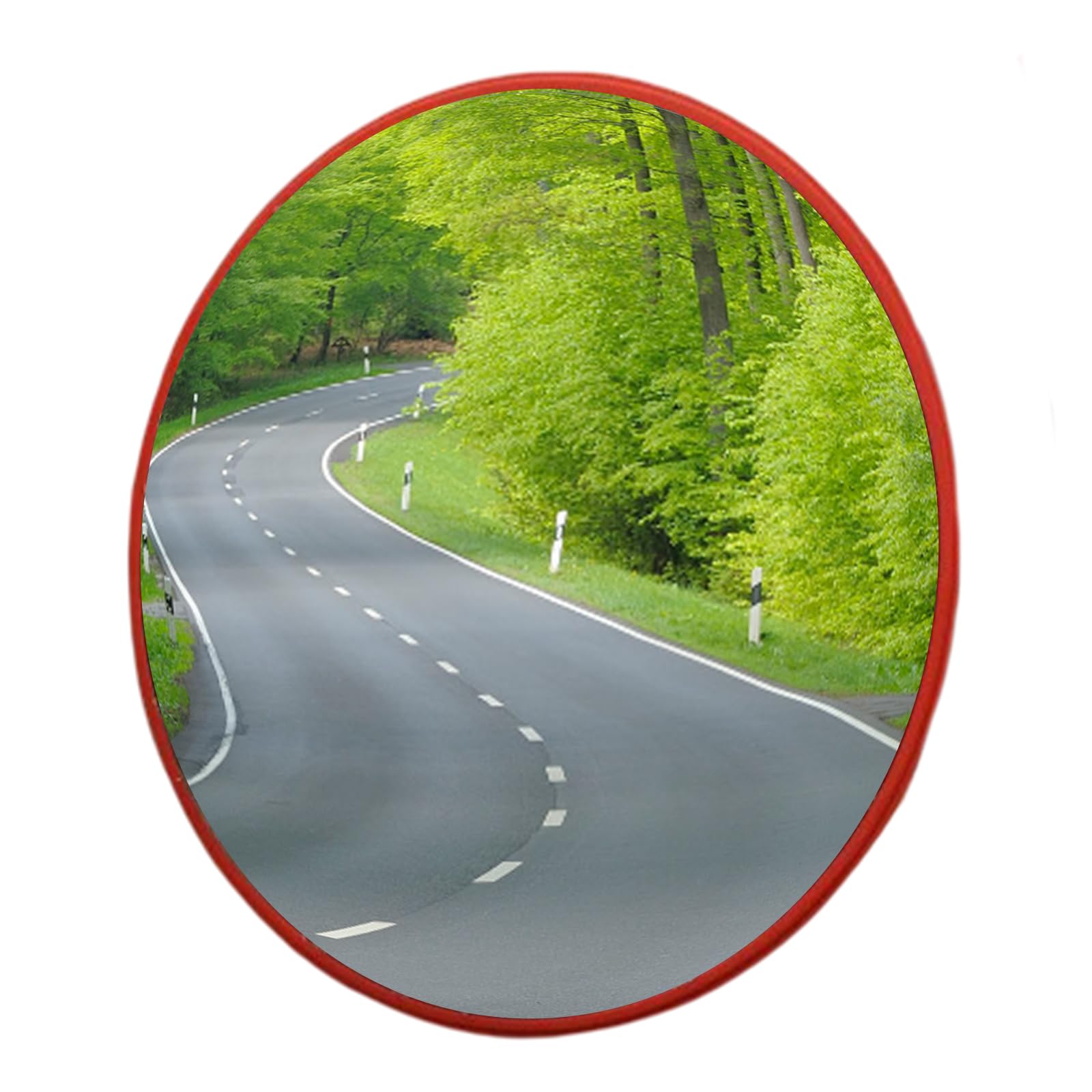 Convex Mirror Traffic 130 Degree Wide Angle Mirror Road Turning 30cm 12"mirror Convex Mirror Indoor Anti-theft Reflector Garage Corner Mirror Car Seat Gap Filler Organizer Car Storage Bag Between Seat