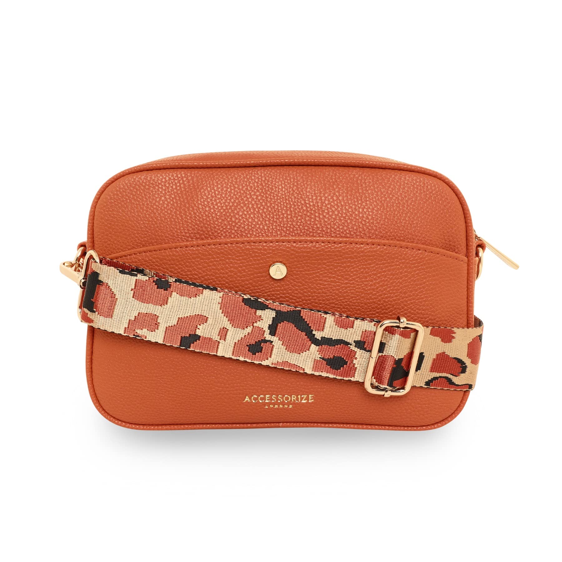 Accessorize London Women Brown camera Sling bag | Casual Crossbody Bag for Girls for Everyday Use, Parties, Functions, College & Office (B09TRC3V59) Amazon Price History, Amazon Price Tracker