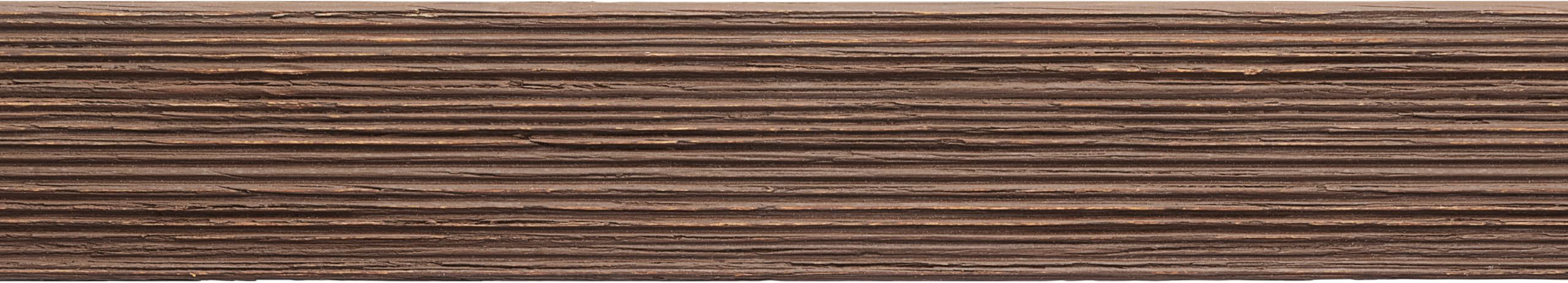 CountryArtHouse Picture Frame Moulding (Wood) 100ft bundle - Brown Distressed/Aged Color Finish - 1.5