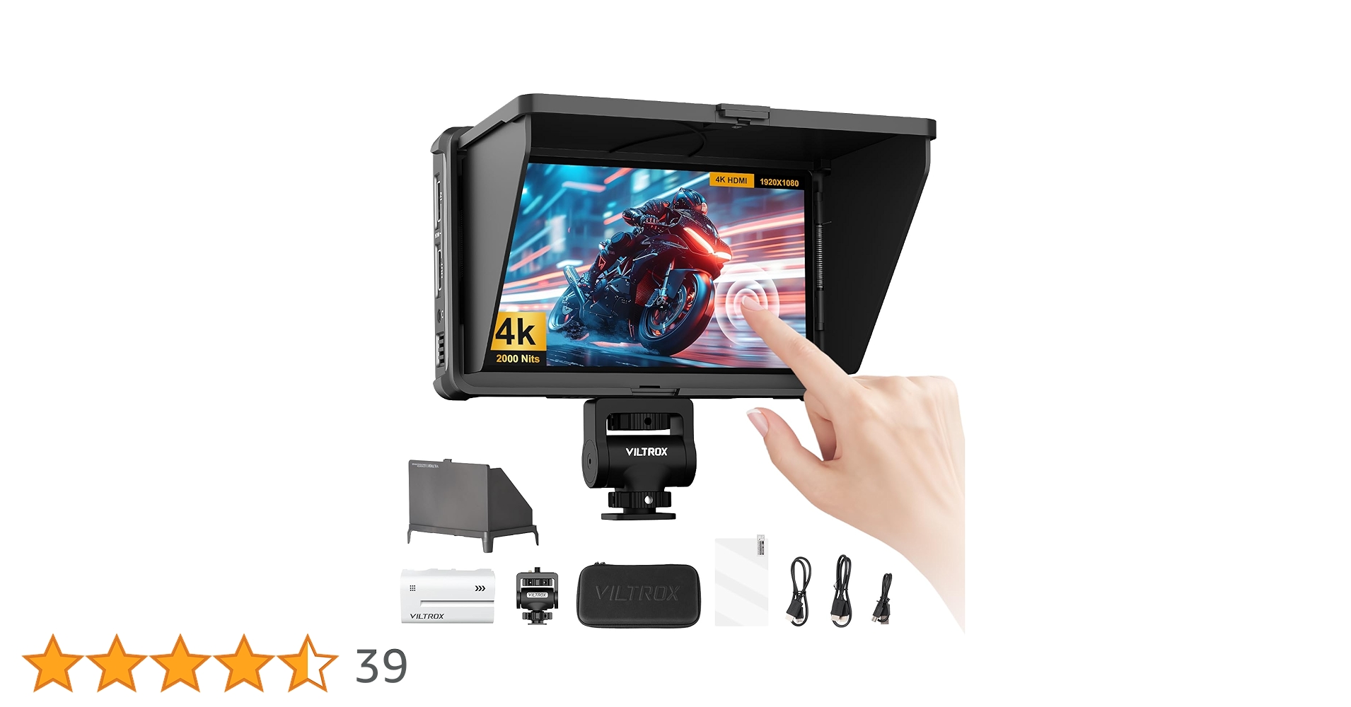 VILTROX DC-X3 DCX3 Camera Field Monitor Touchscreen 2000Nit