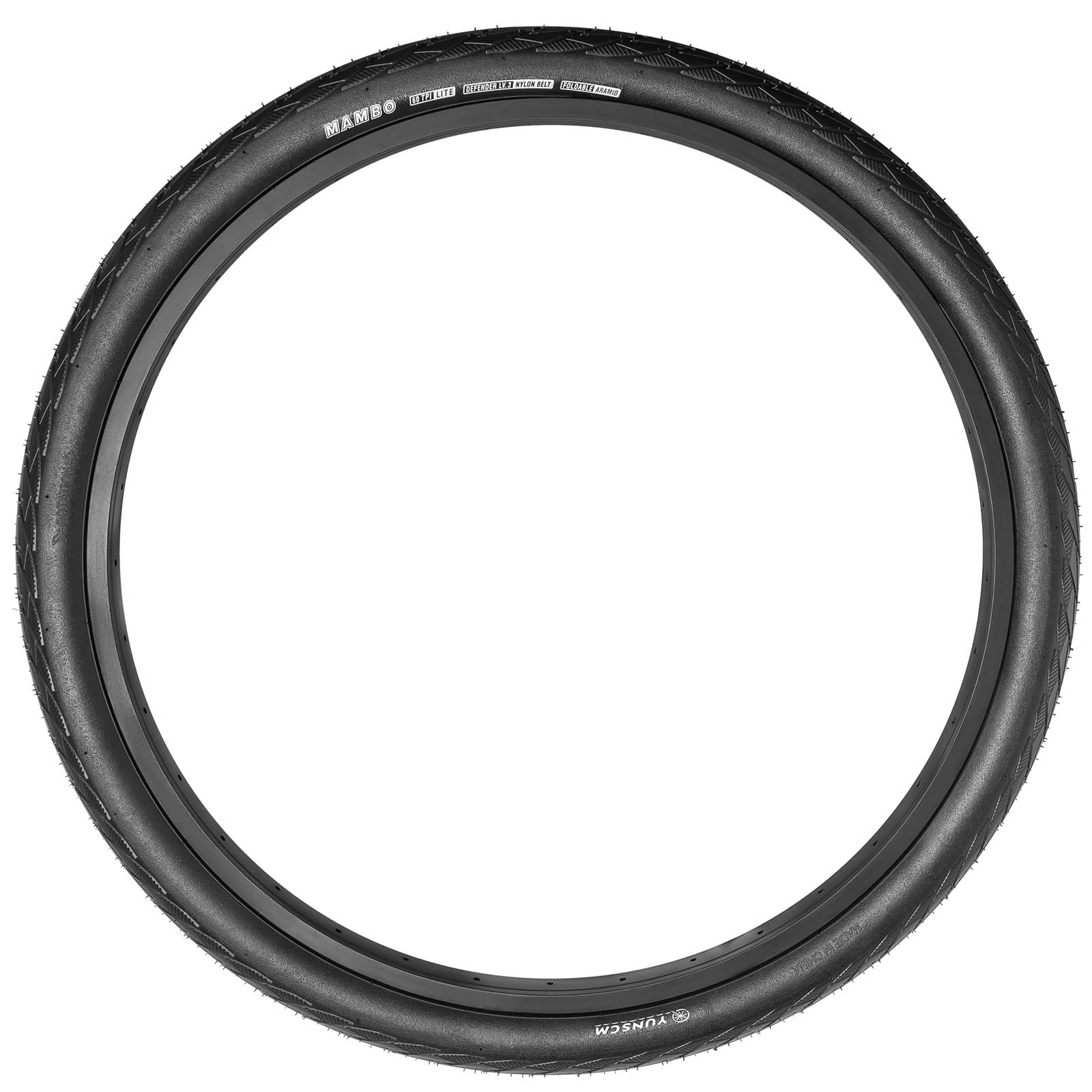 YUNSCM 26 pollici Lightweight bicicletta pneumatici 26x1.50 (40-559) Nylon/Puncture-Resistant/Compatible with Route bicicletta pneumatici 26x1.5 26x1.50-2 PCS (Y-574)