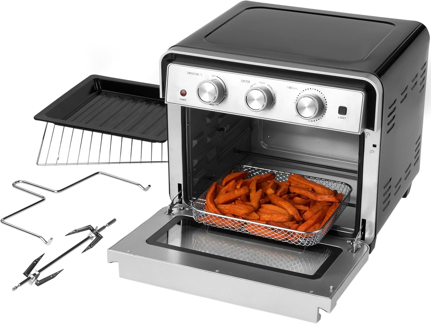 Salter EK3999 22L Air Fryer Oven with Rotisserie 5 in 1 Multicooker