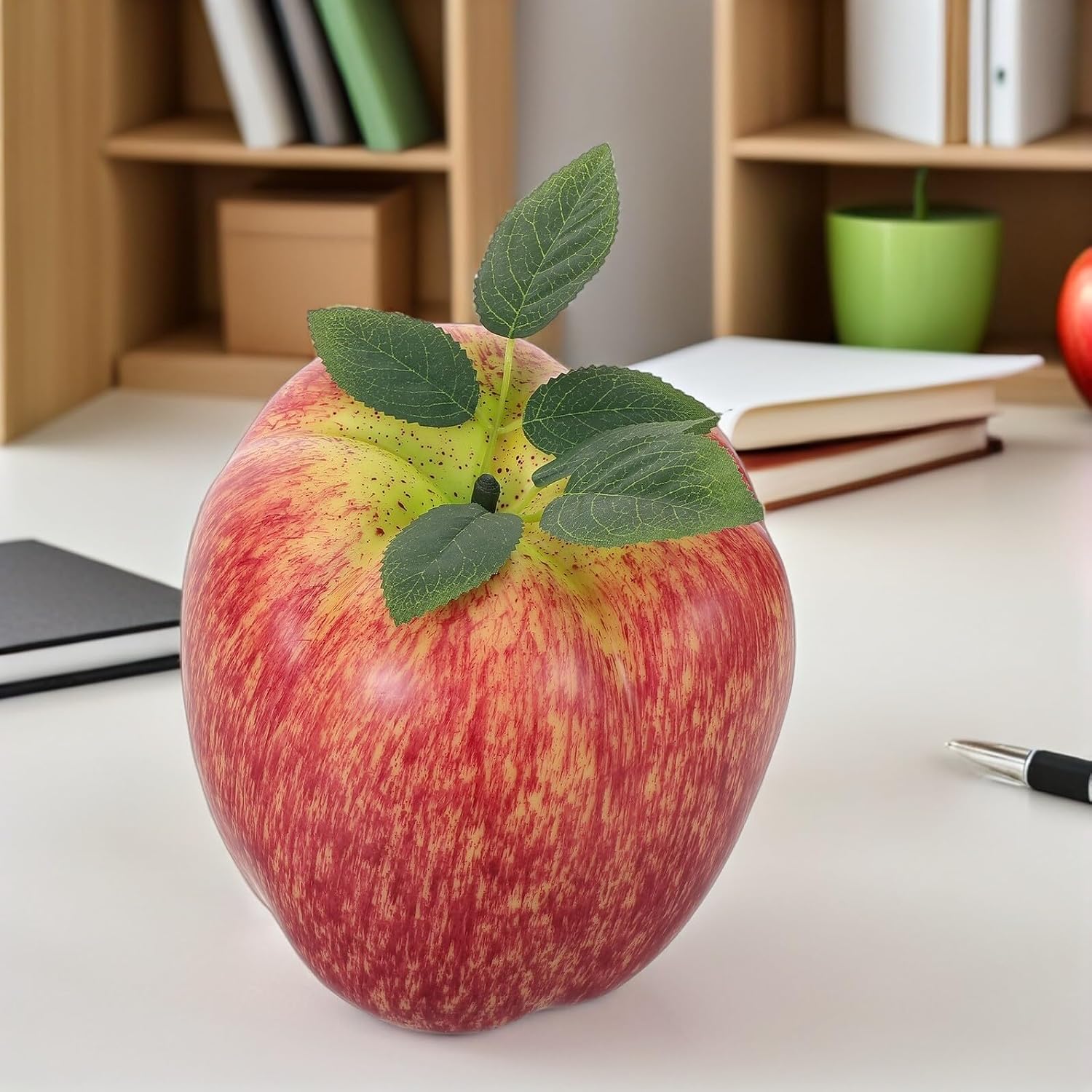 SECFOU Realistic Fake Fruit Decor Large Artificial Fruit Model Plastic Faux Fruit for Home Kitchen Party Photography Prop Display