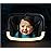 Munchkin Baby Car Mirror for Rear Facing Car Seats, Night Light LED Pivot 360 Baby in-Sight Adjustable Auto Mirror, Black