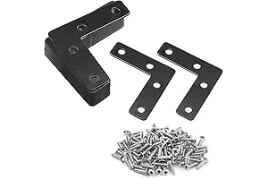 20-Pack Corner Braces: Secure Your Woodworking Projects with Flat Precision
