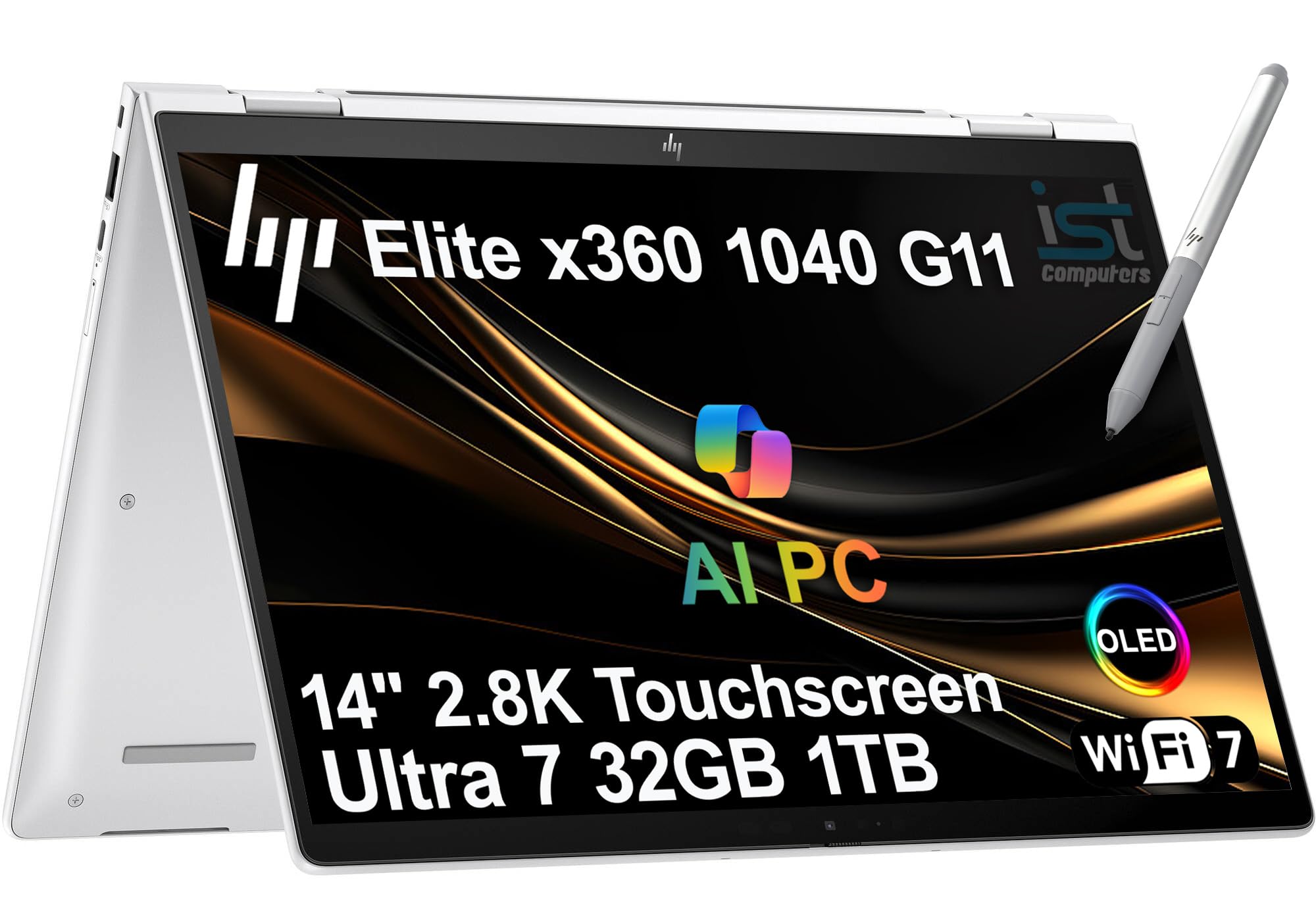 HP EliteBook 840 G10 Business Laptop (14" FHD+ Anti-Glare, Intel 10-Core i7-1355U, 16GB DDR5 RAM, 512GB SSD) Backlit, 2 x Thunderbolt 4, 5MP IR Webcam, BO Audio, Wolf Security, Win 11 Pro w/ Copilot