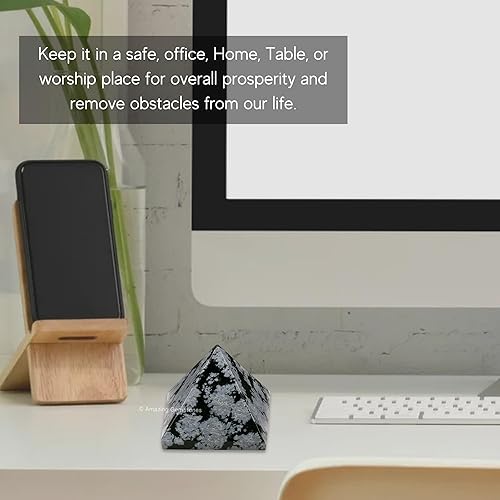 Miniatura 172 de Amazing Gemstone Piedras curativas de cristal de pirámide de labradorita, gran figura piramidal de 1 pulgada de pirámide de piedra natural
