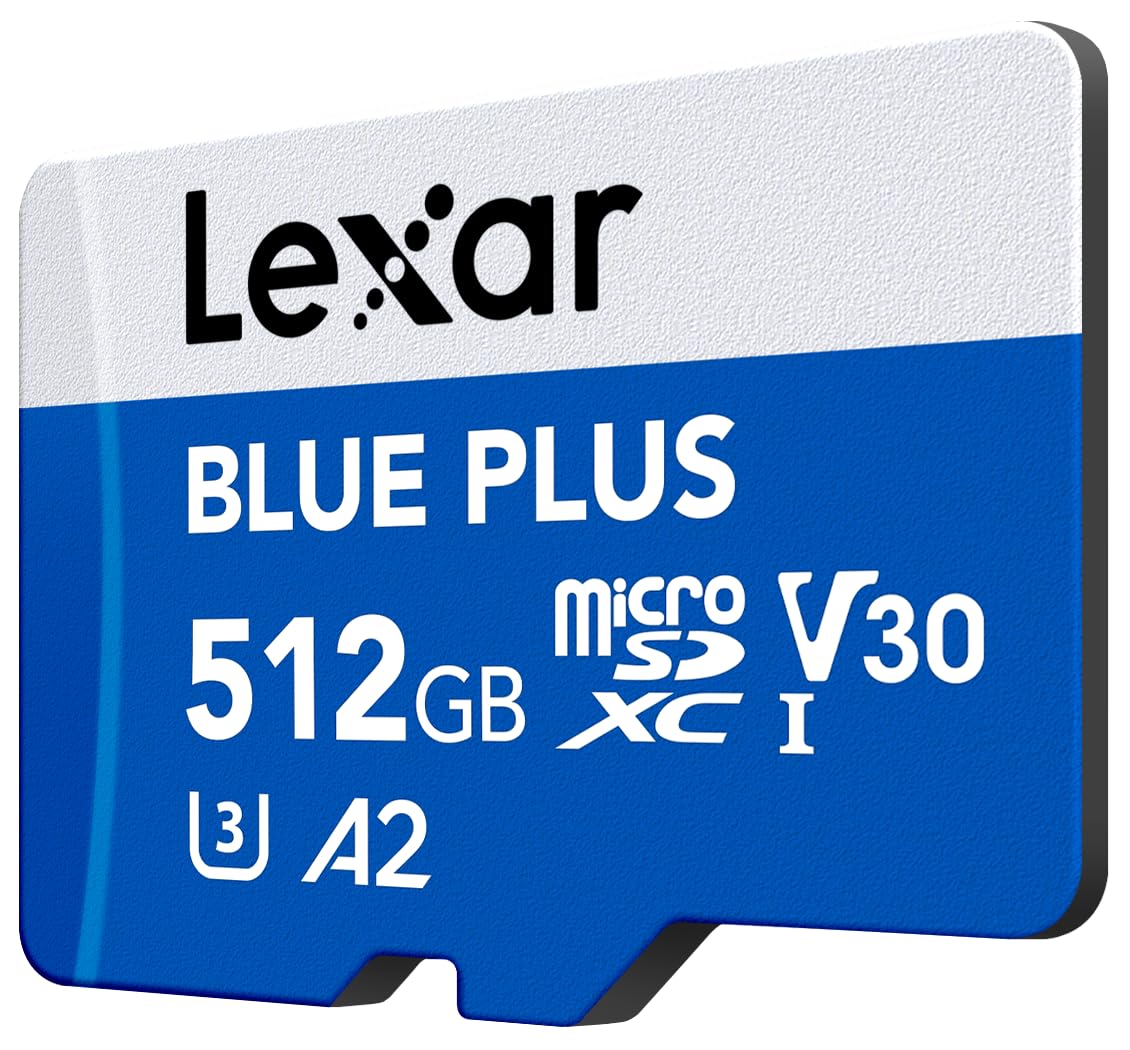 【超希少】200枚限定★真贋証明付きレイキカード おまけ青リーリー1枚付き Lexar BLUE PLUS microSDXC UHS-I Card 512GB : Amazon.sg: Electronics