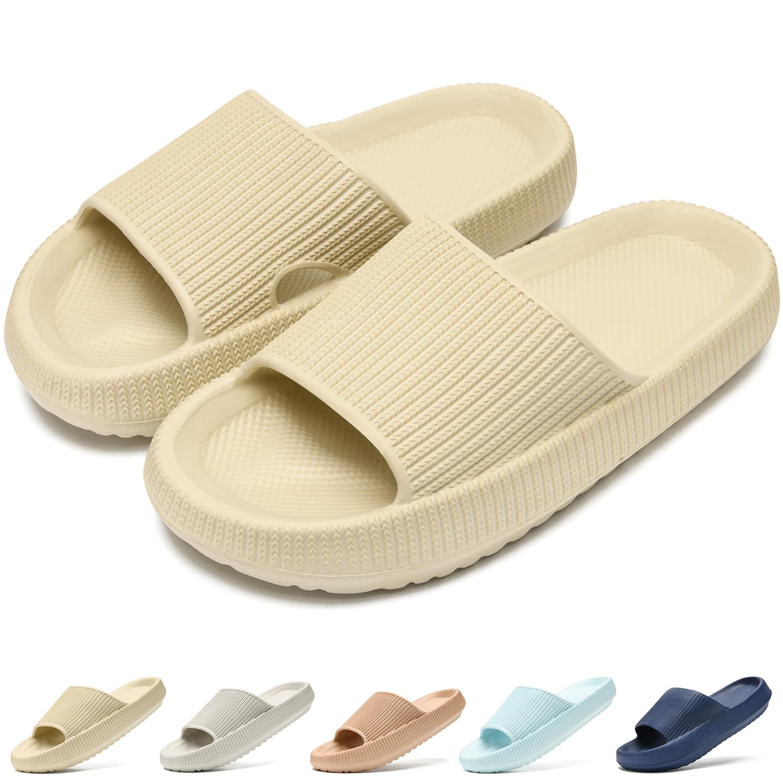 Ciabatte da bagno per bambini e bambine, con suola morbida e spessa, antiscivolo, per doccia, estate, spiaggia, piscina, scivolo