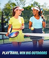 Vista 7 de Hicober Juego de 2 paletas de pickleball