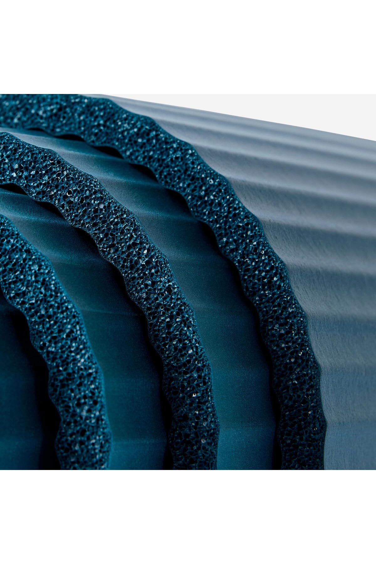 Tapis de sol pour pilates et gym douce - Solide et confortable - 160 cm x 55 cm x 10 mm - Poids 750 grammes - Couleur bleu