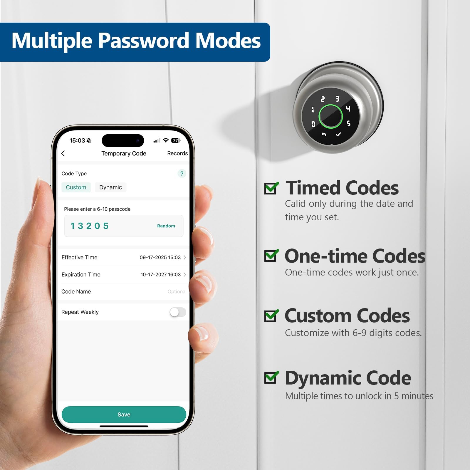 Smart Door Lock - Fingerprint & Keypad -7
