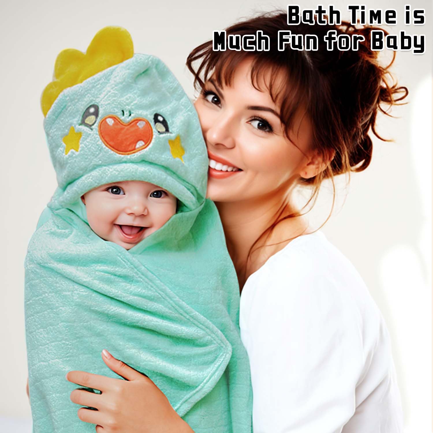 Toalla de baño para niños pequeños, toallas de baño con capucha, toallas para niños y niñas de 0 a 5 años, paquete de 2 toallas de baño absorbentes con capucha para niños, toallas de baño grandes de
