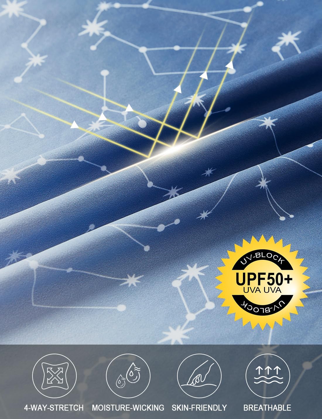 iCKER Men's Sun Protection Hoodie Shirt UPF 50+ Rash Guards Long Sleeve SPF UV Fishing Running Swimming Outdoor Shirts - Image 6