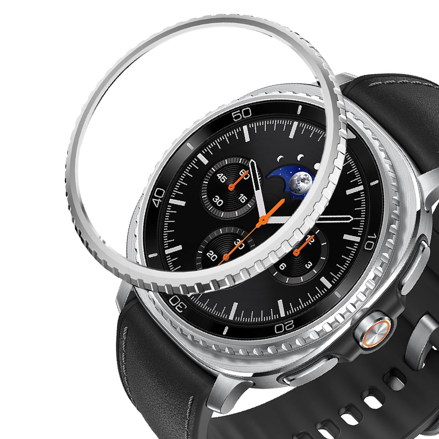 Bisel compatible con Samsung Galaxy Watch 8 Classic 46mm protector metal 3