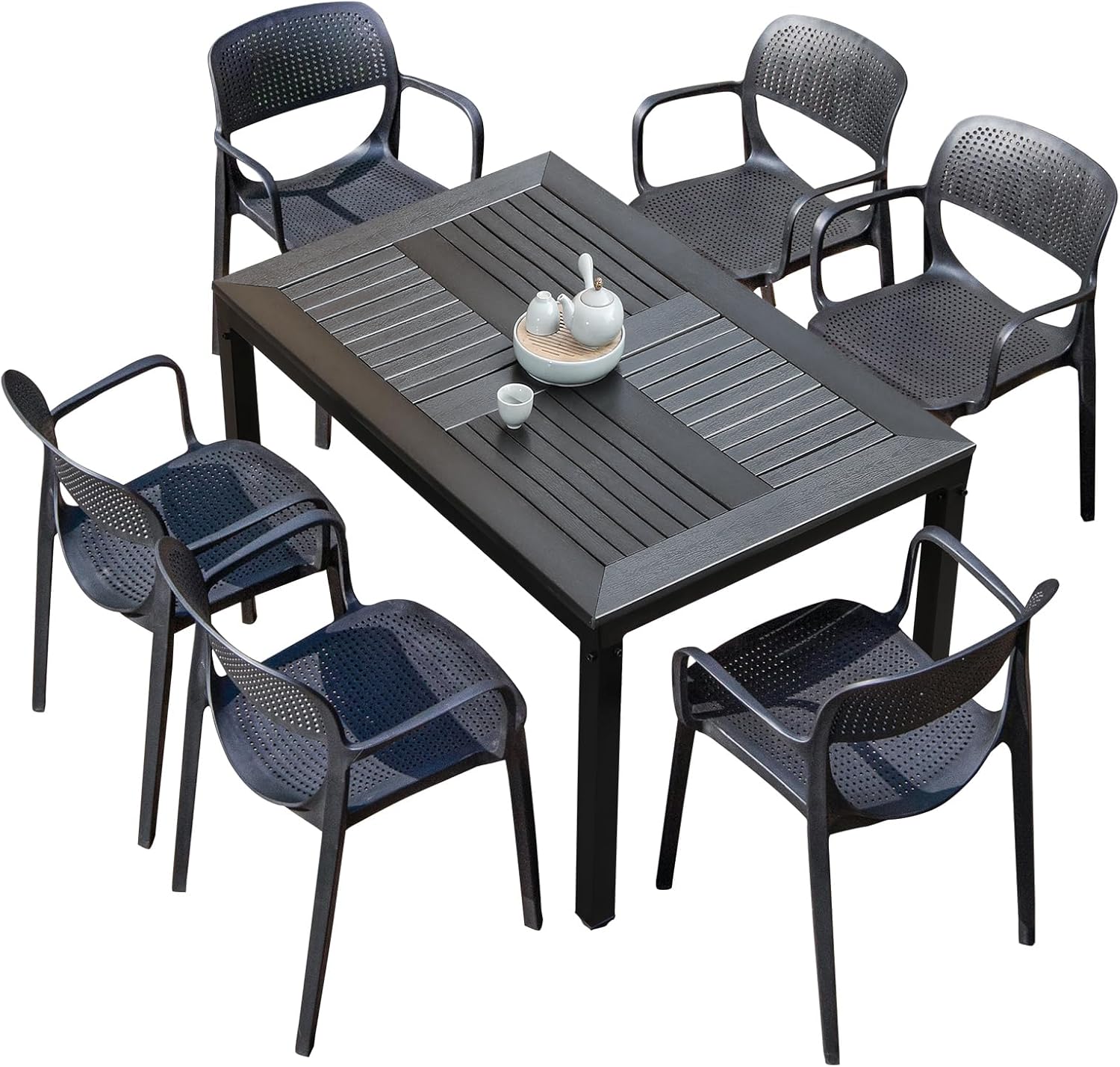 FAPOLITE 3/5/7/9/11Piece Patio Table and Chairs Set