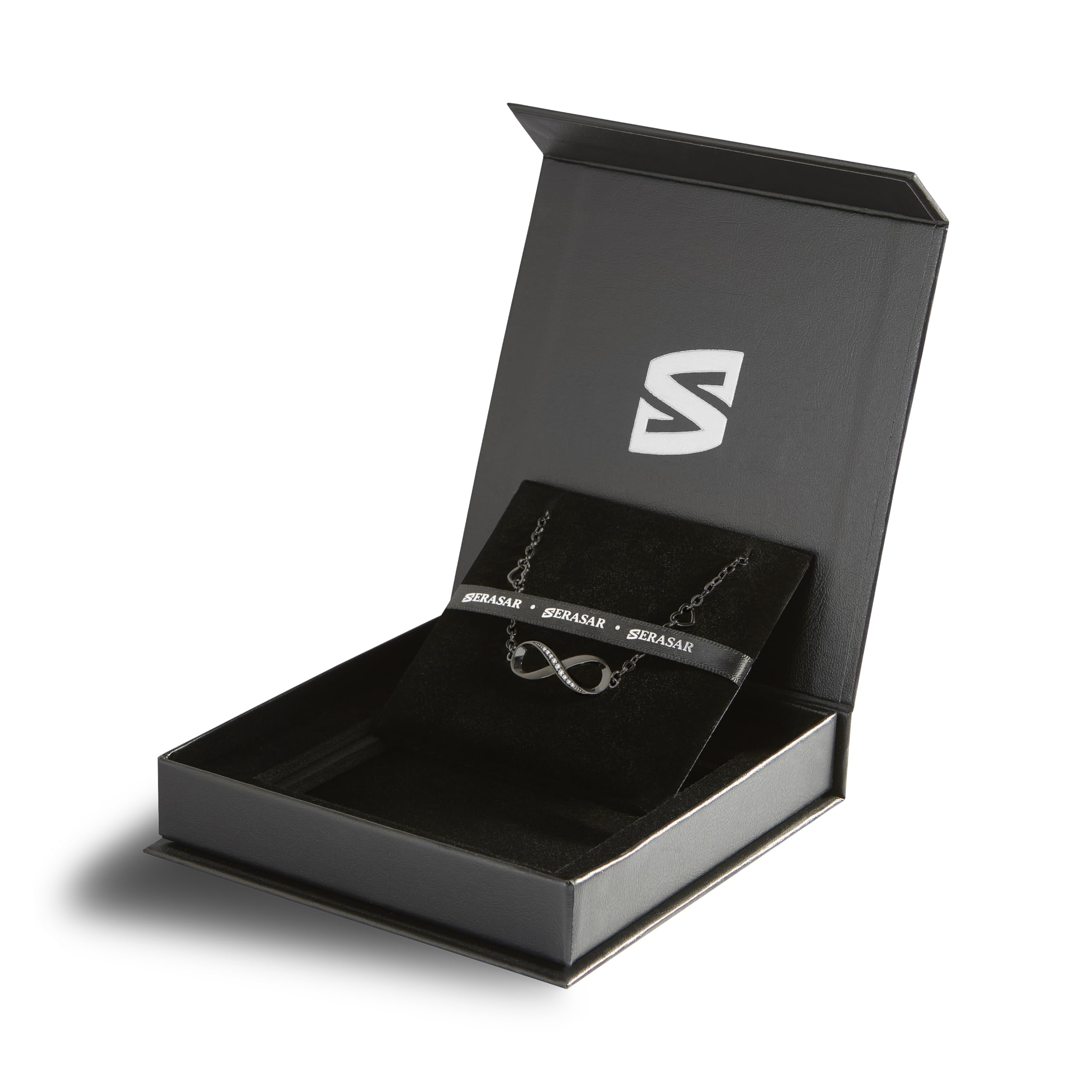 SERASAR Cavigliera Acciaio Chirurgico 316L Donna - con Placcatura 18k in Oro/Nero/Rosa, da di Lunghezza Regolabile, Idea Regalo per Gioielli Moglie, Fidanzata e Amiche