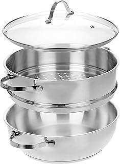 GRÄWE Frying Pan with Steamer Insert 28 cm