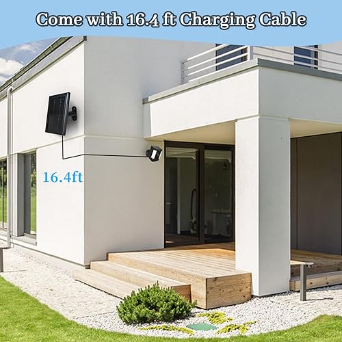 Miniatura 6 de Ring - Cargador de panel solar para cámara, cargador solar de 5 V y 3.5 W, compatible con Ring Spotlight CamStick Up Cam, cámara de vigilancia