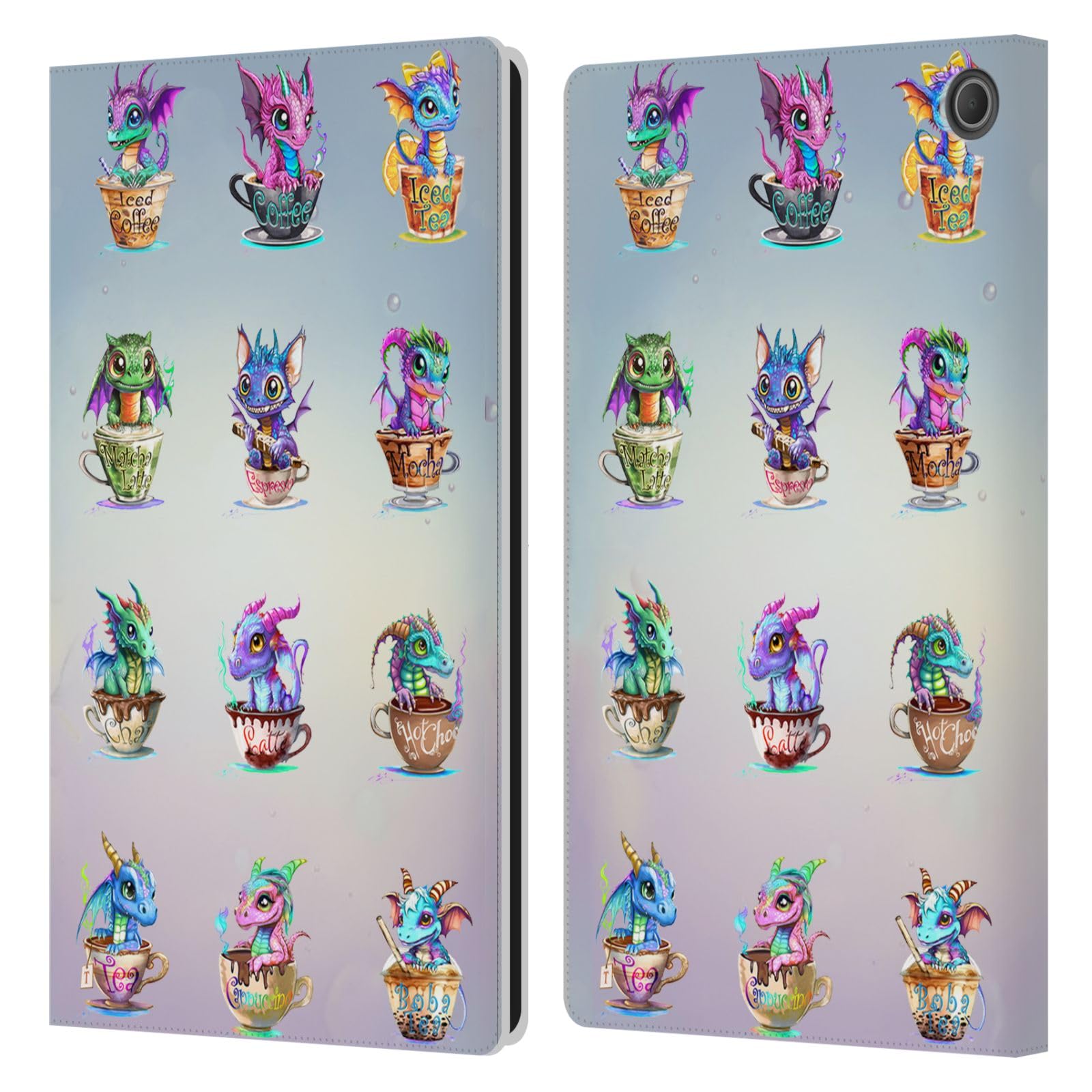 Étui tablette Fire Max 11 anti-rayures motif dragon - 7