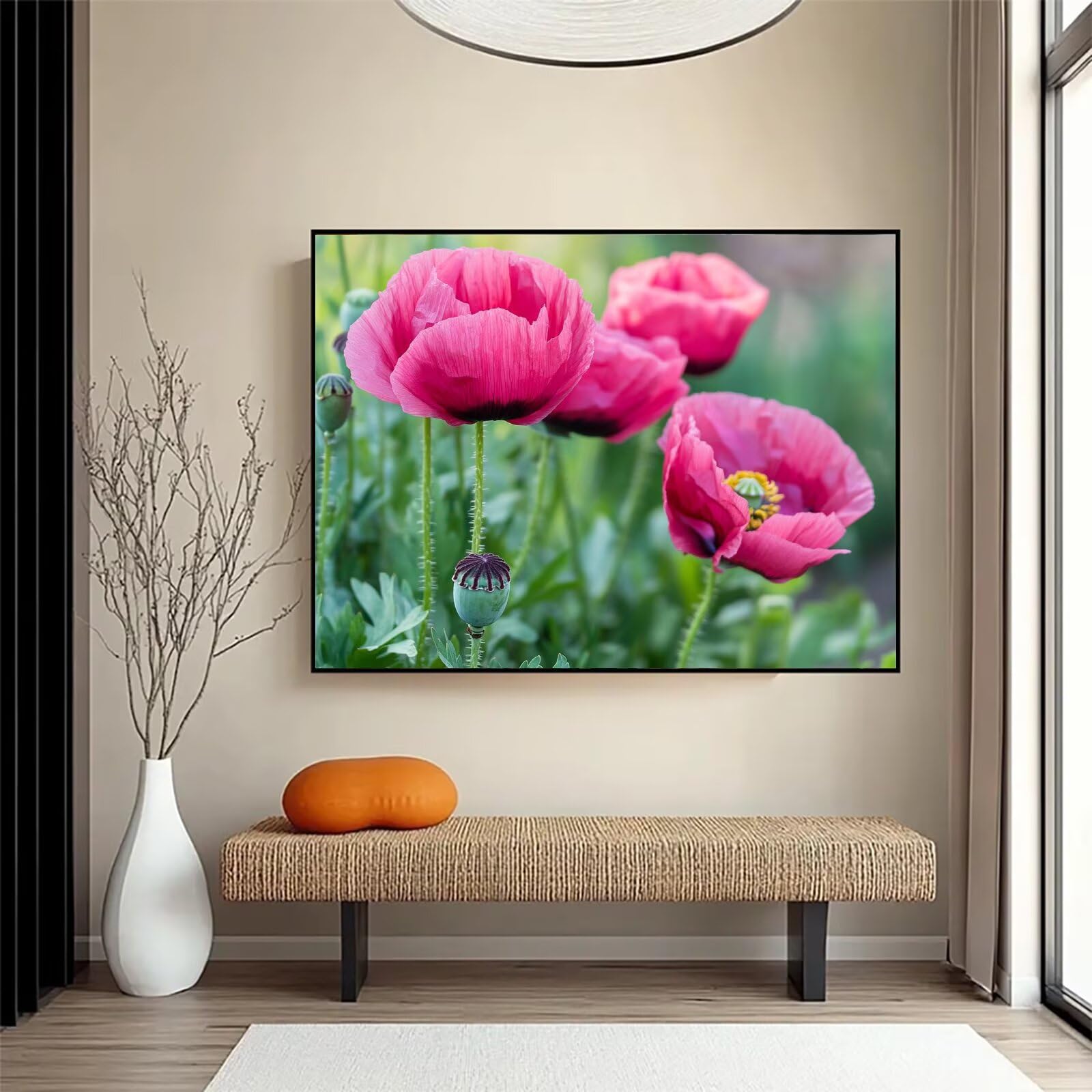 Diamond Painting Blume, 5D Diamond Painting Erwachsene 70x90cm qw1-651