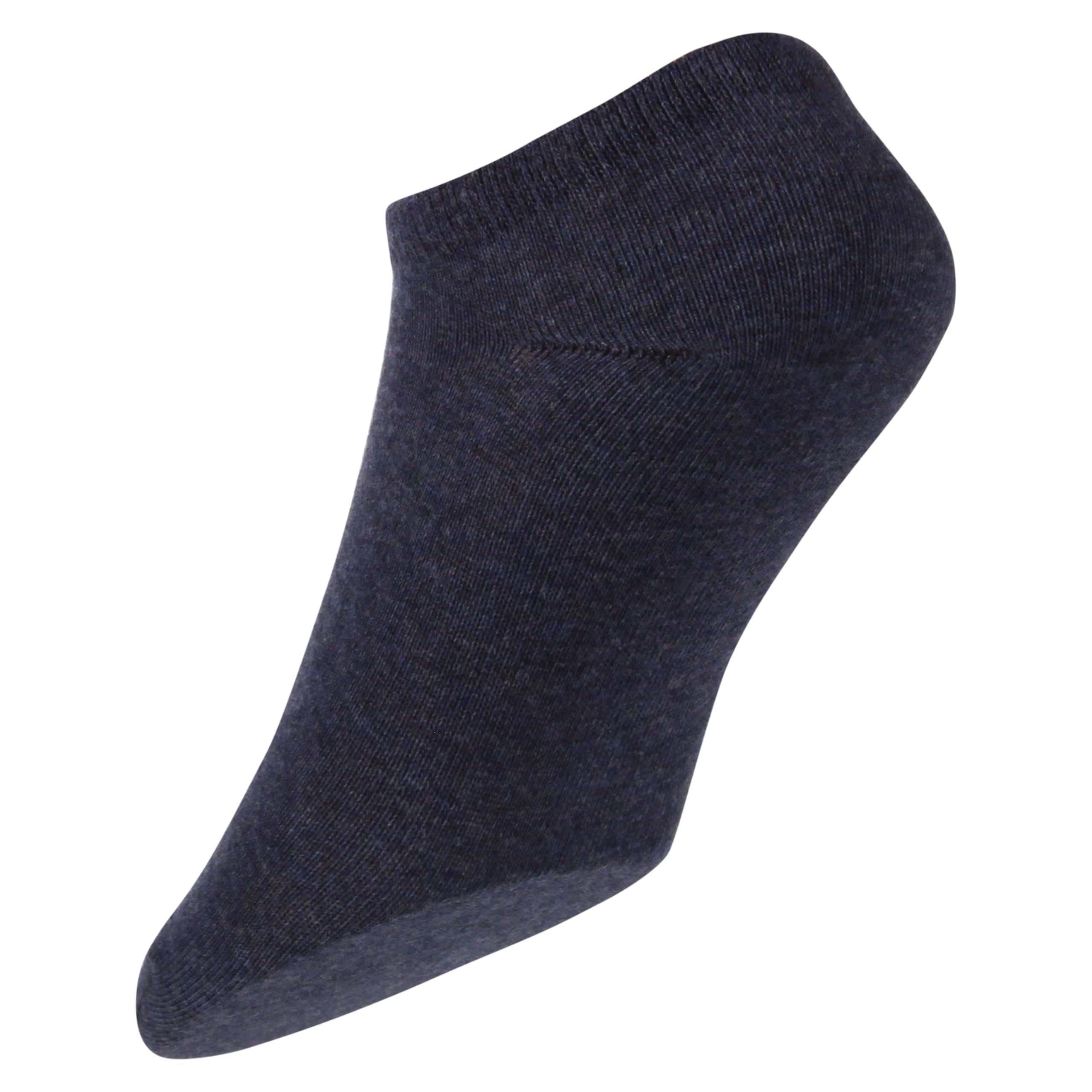 Lee Damskie skarpetki do kostki w kolorze denim/biały/niebieski, niski stan, designerskie skarpety do trenera, miękka, oddychająca mieszanka bawełny, rozmiar 4-7, opakowanie zbiorcze 3 szt, Jasny