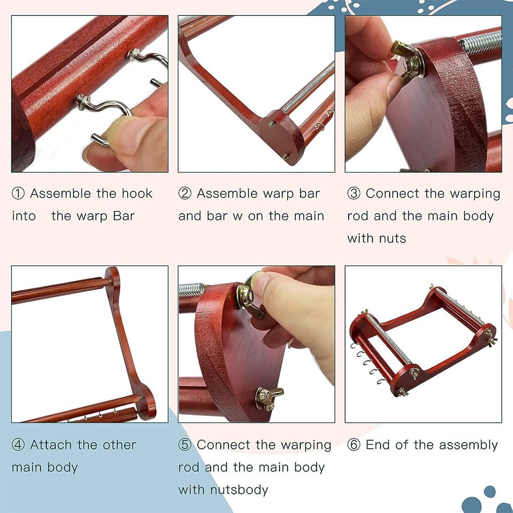 Kit per la creazione di perline e gioielli, piccolo kit di perline di legno, per la creazione di braccialetti di gioielli fatti a mano per, 33 cm*29 cm