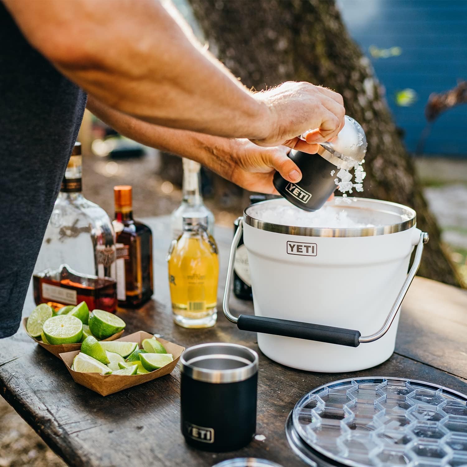YETI Rambler Getränkekübel Mit Deckel, Key Lime, 7.6 L